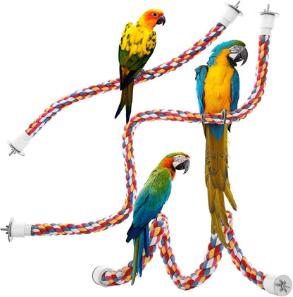Bird Rope Bungee Perch Toy