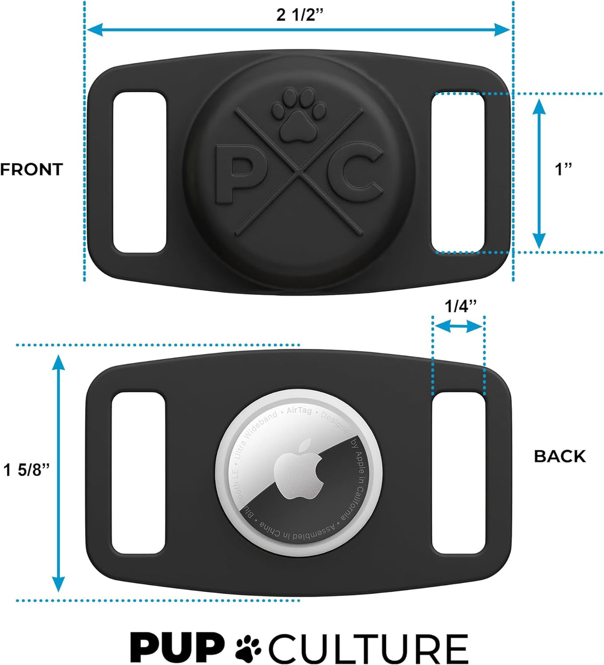 Airtag Dog Collar Holder