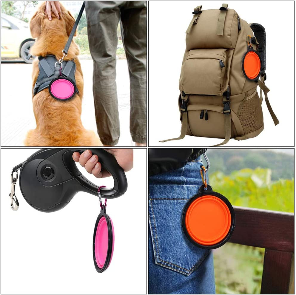 2-Pack Collapsible Travel Bowls