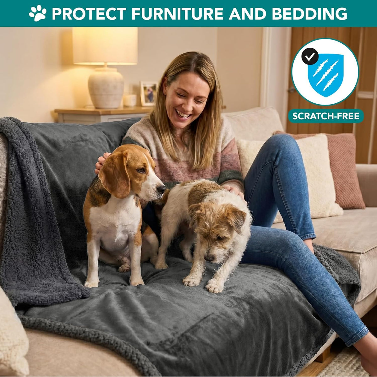 Sherpa Fleece Pet Blanket