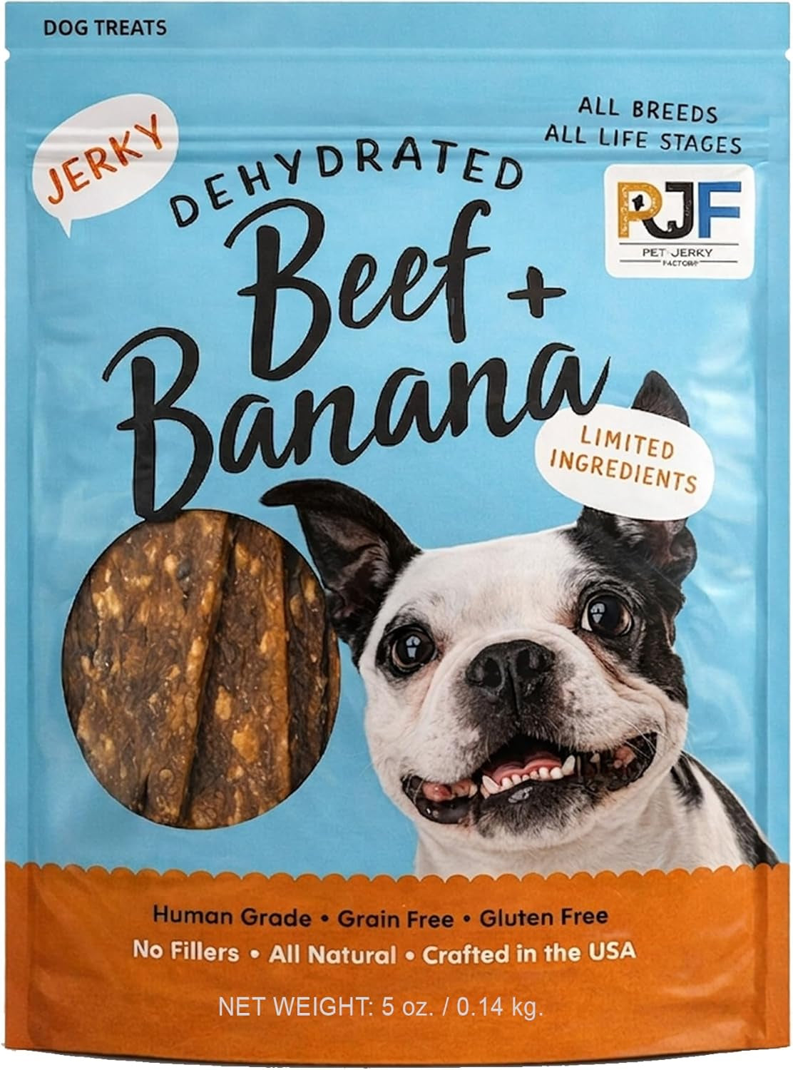 Beef & Banana Human-Grade Dog Jerky