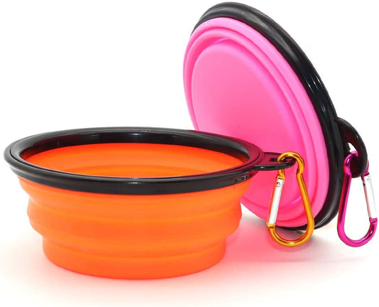 2-Pack Collapsible Travel Bowls