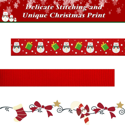 Christmas Dog Collar, Adjustable Xmas Antler Bow Tie