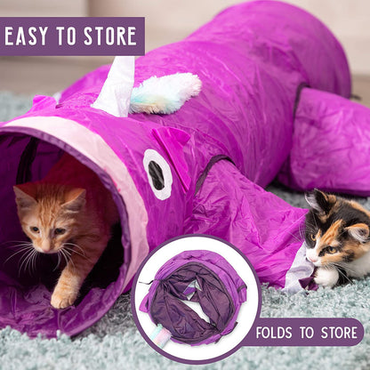 Multi-Cat Tunnel W/ Toy