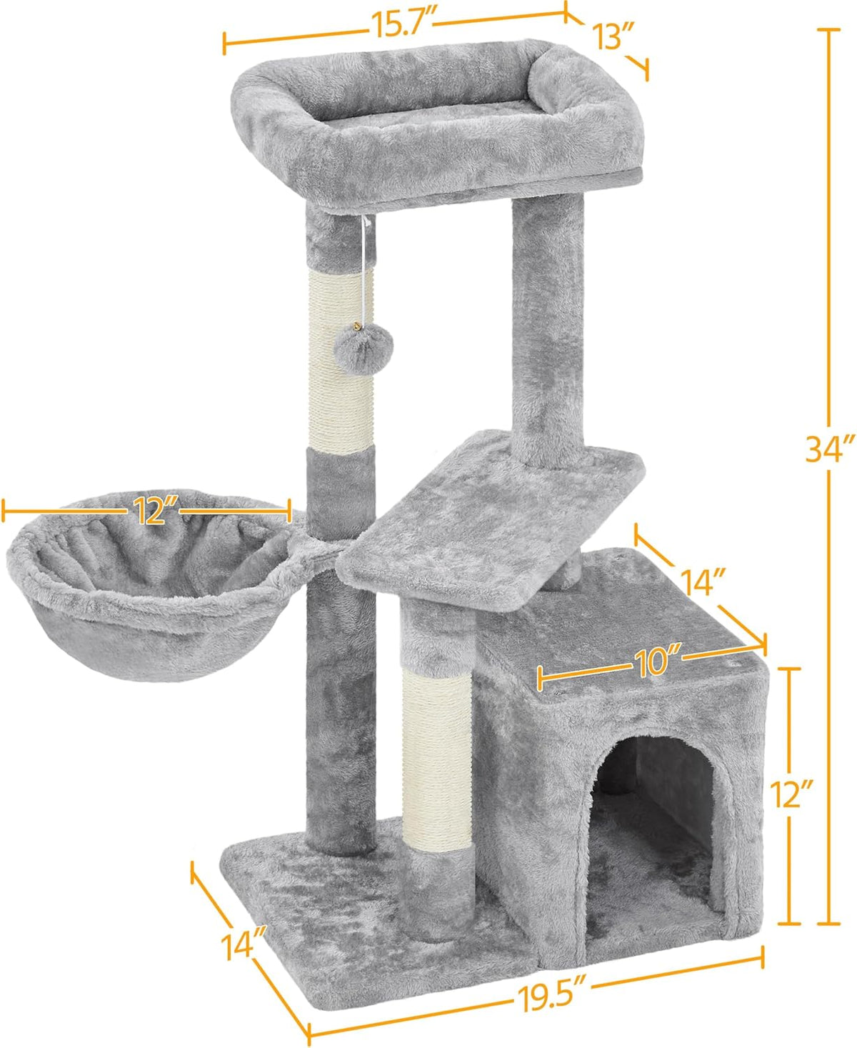 34In Multi-Level Cat Tree