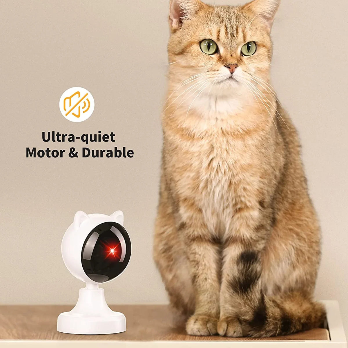 Automatic Cat Laser Toy, Interactive for Indoor Cats