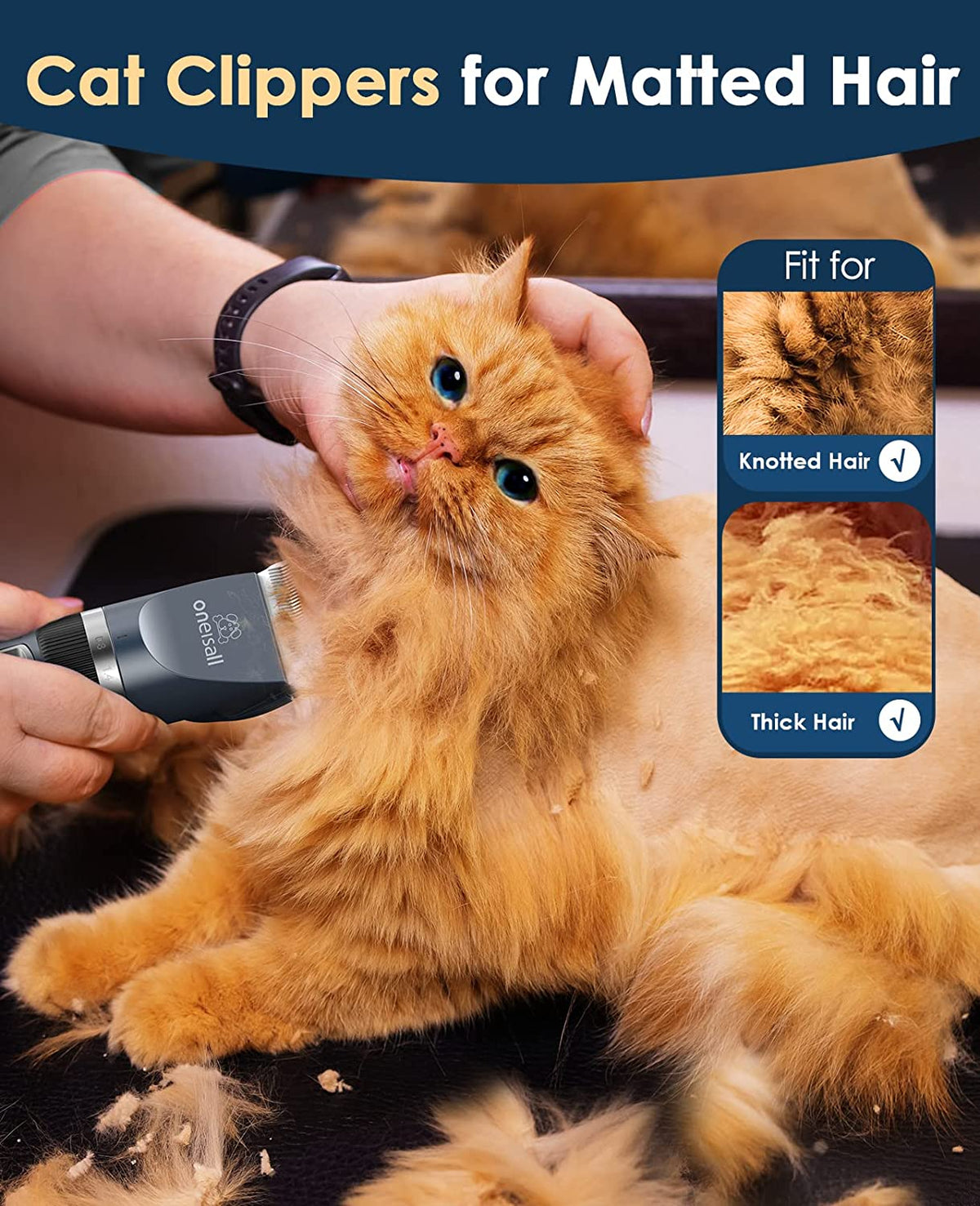 Quiet Cordless Cat Clippers