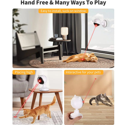 Automatic Cat Laser Toy, Interactive for Indoor Cats
