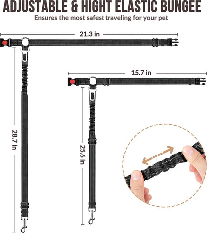 2-Pack Dog Car Seat Belt