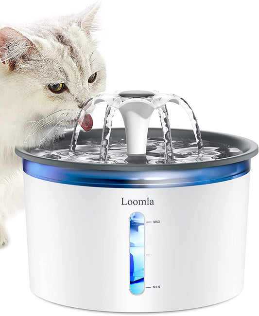 Cat Water Fountain 85Oz, Automatic Dispenser W/ LED Lights