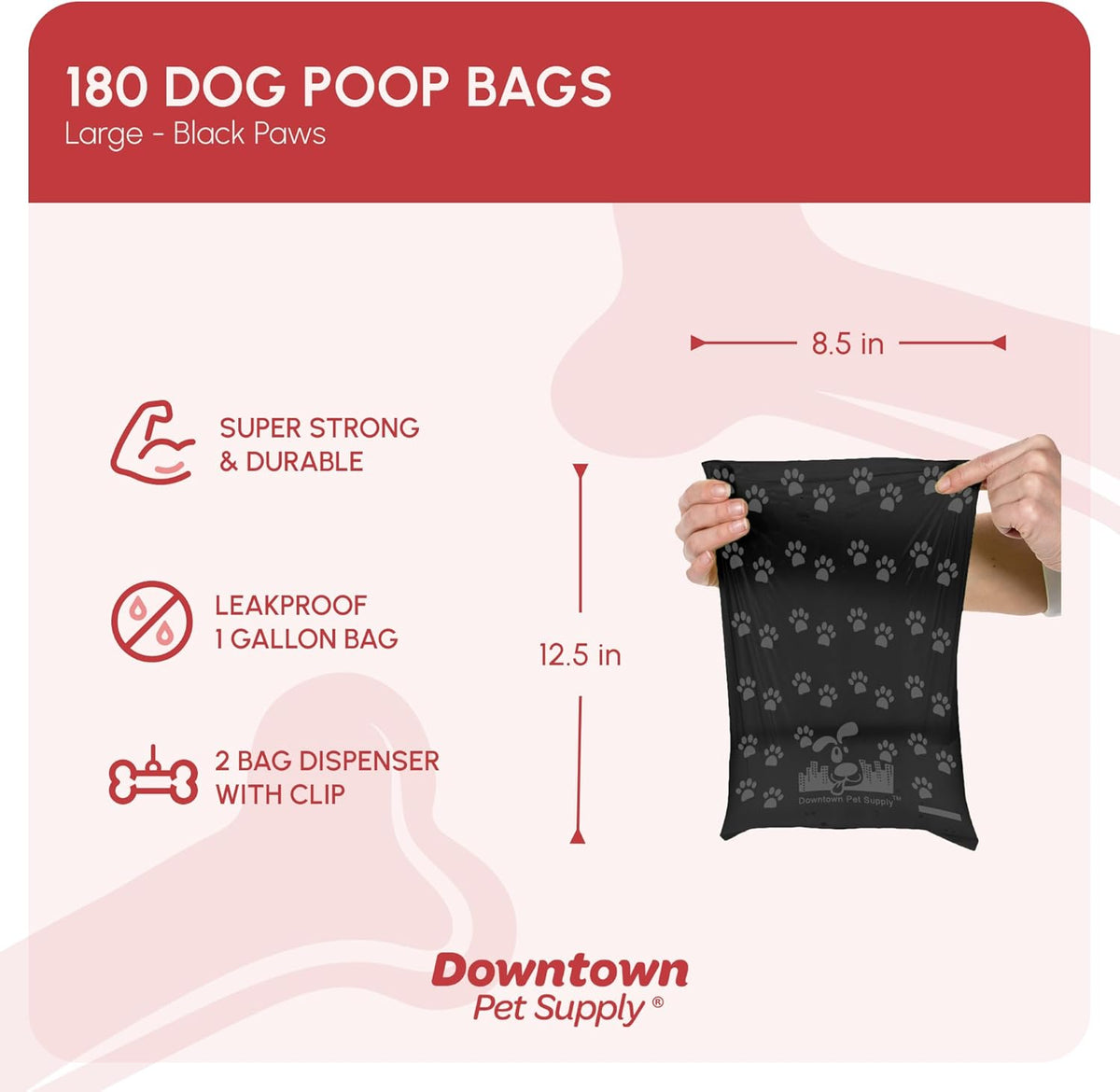 Poop Bags W/ Dispenser